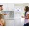 Man selecting Bevi flavor from touchscreen
