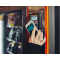 Man purchasing from vending machine